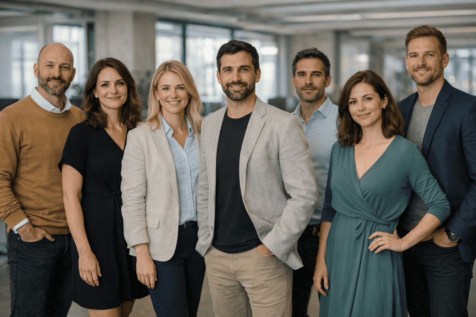 Team working on AI trading platform — Fast Mercheim